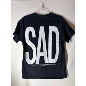 Mayday Parade Black SAD T-shirt Ask Your Doctor Short Sleeve Size Medium RARE